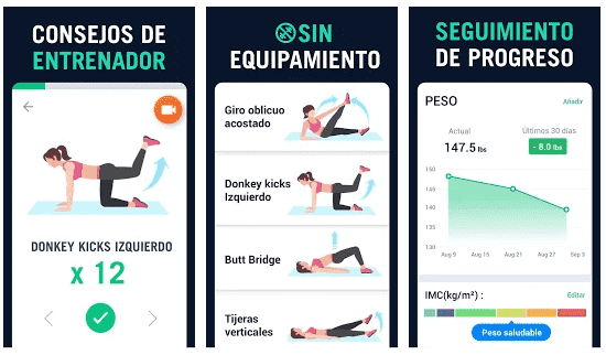 Haz ejercicio mientras opositas con la aplicación "reto deportivo de 30 días" y consigue tus objetivos en un mes.