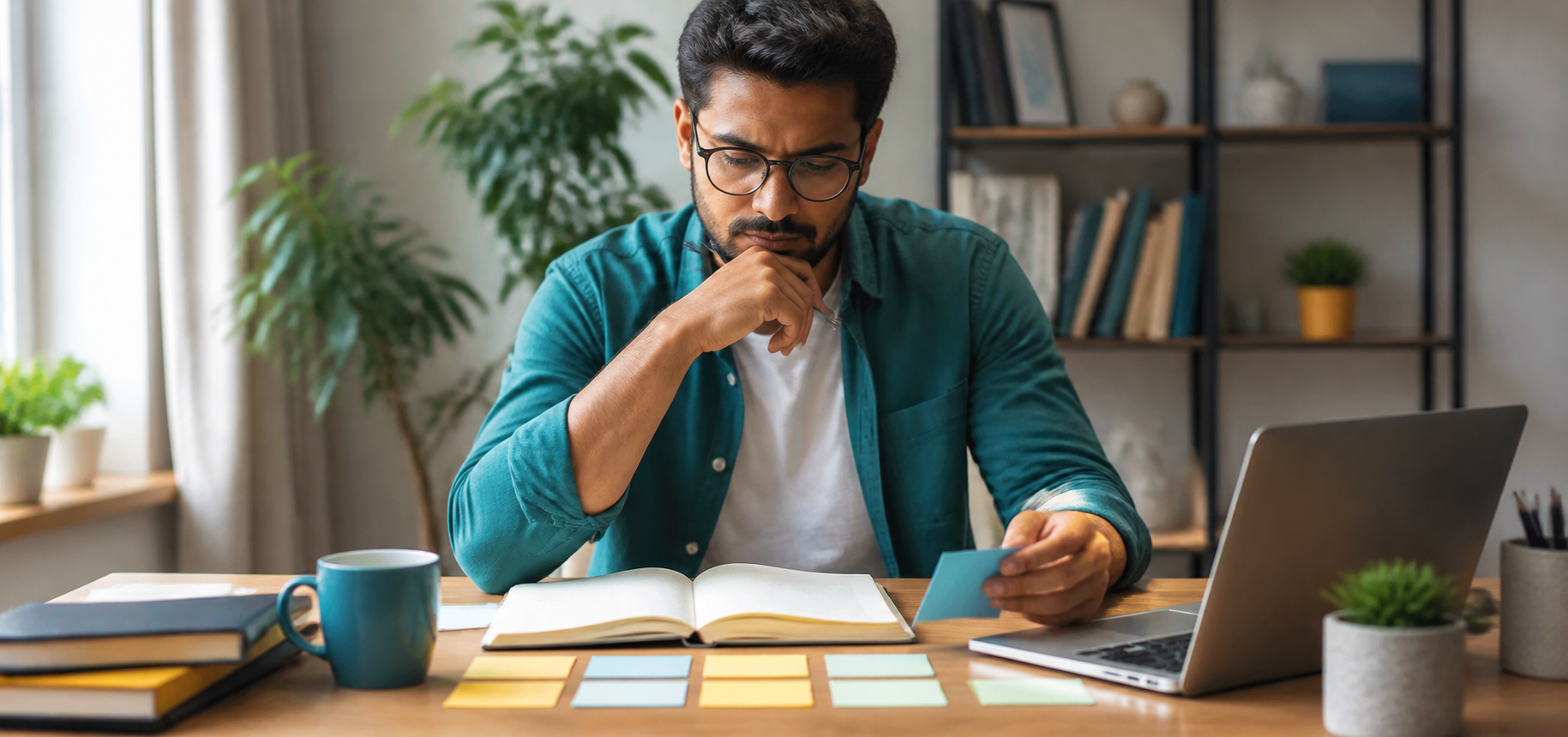 Estudiante comparando opciones y planificando su preparación