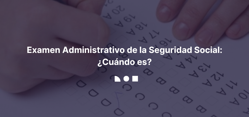 Queda poco para el examen de Administrativo de la Seguridad Social