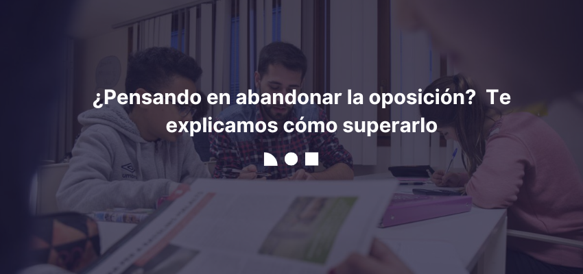 pensando en abandonar la oposición