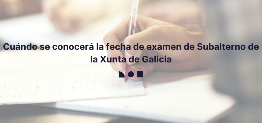 el ultimo examen de subalterno se celebró en febrero 2024