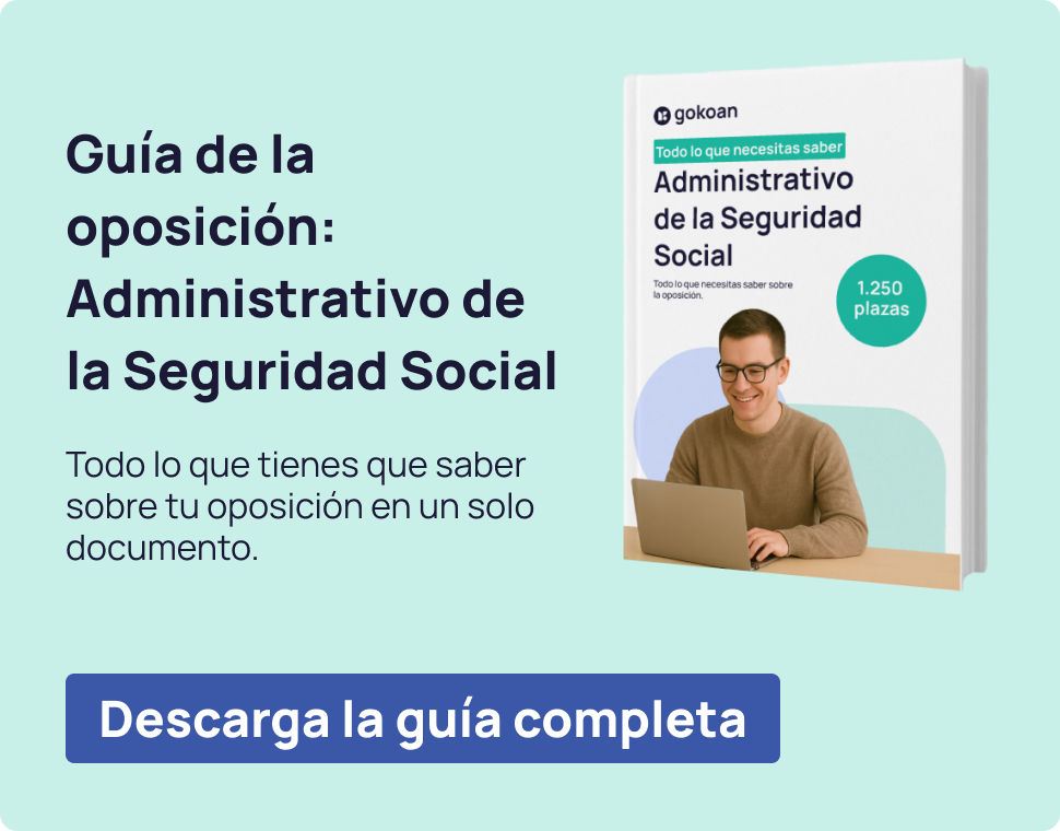 guia completa de oposicion administrativo de la seguridad social