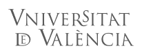 Logo de la universidad de Valencia